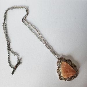 Peachy Rock Necklace